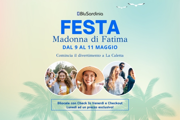 🌟 Vivi la Festa della Madonna di Fatima con Blu Sardinia! 🌟